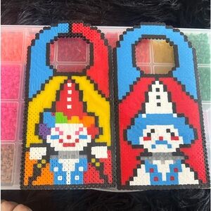 Clown door hanger decoration handmade